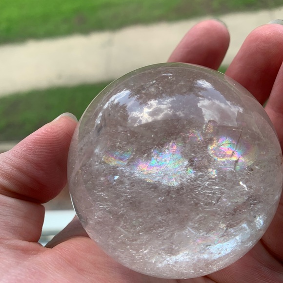 Clear Quartz Sphere - Picture 12 of 15